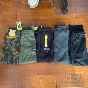 Boys Pants Lot 7-8, 8, 8/10 (2 x NWT, 3 EUC)